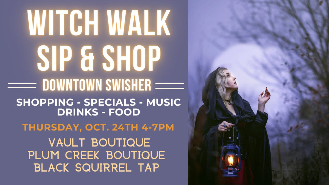 🧙♀️ Join Jack’d On the Rocks at the Witch Walk Sip &amp; Shop in Downtown Swisher!