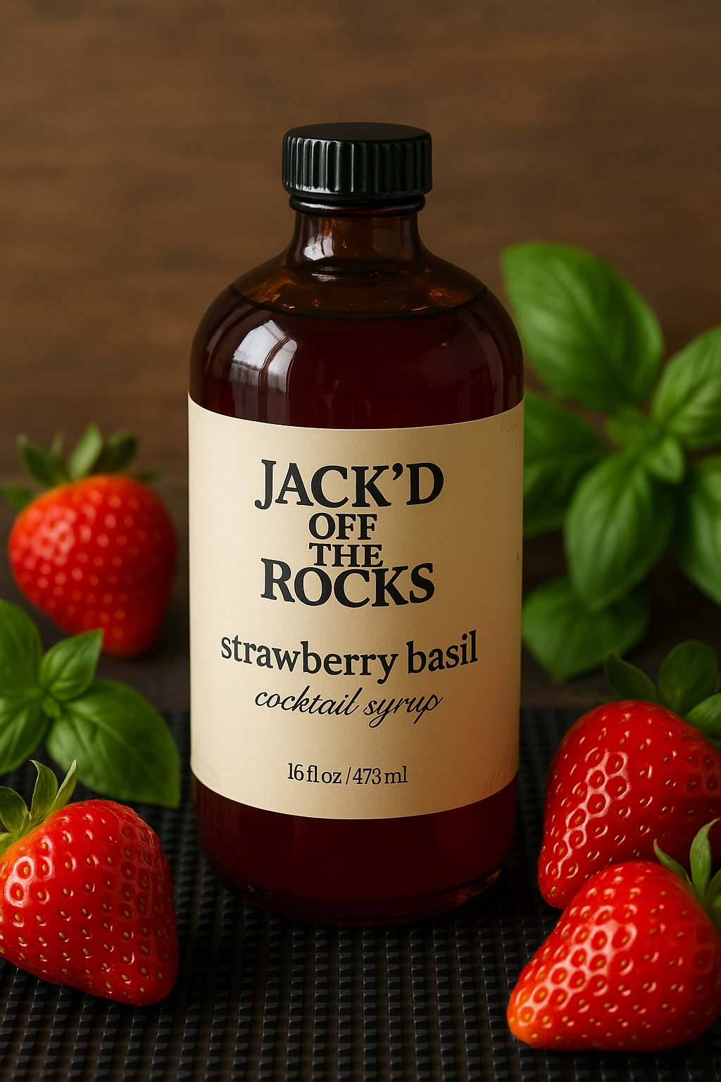 🍓🌿 Strawberry Basil Syrup